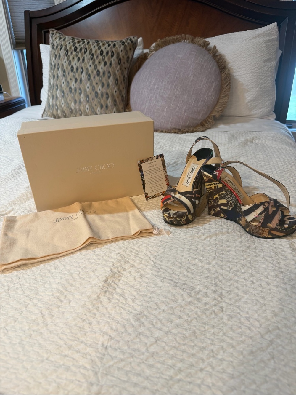 Jimmy Choo Phoenix Multi Heels - worn once